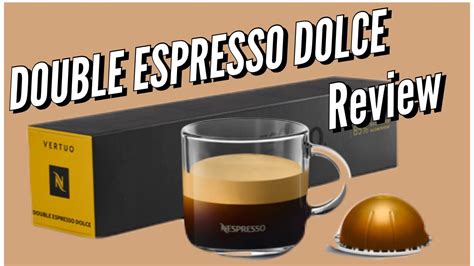 nespresso double espresso dolce|nespresso vertuoline double espresso.